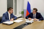 Глеб Никитин обсудил с Дмитрием Грачевым предварительные итоги стажировки по программе «Время героев»